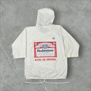 Vintage 1980s Budweiser Sweet Sacks Linebacker Beer Hoodie Sweatshirt RARE Shirt